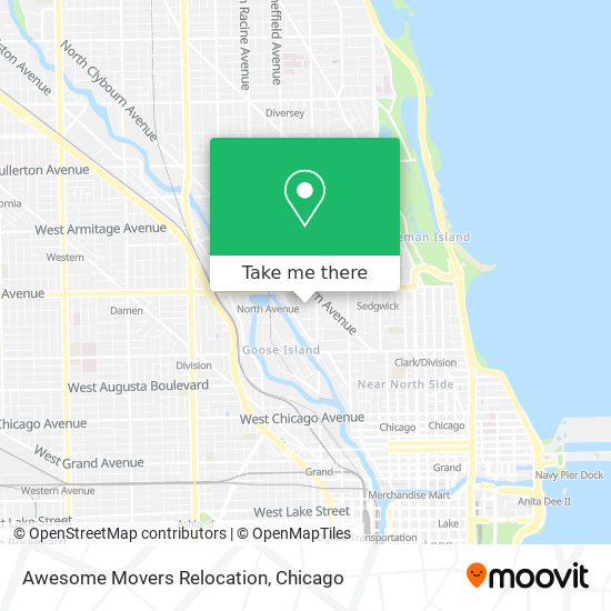 Awesome Movers Relocation map