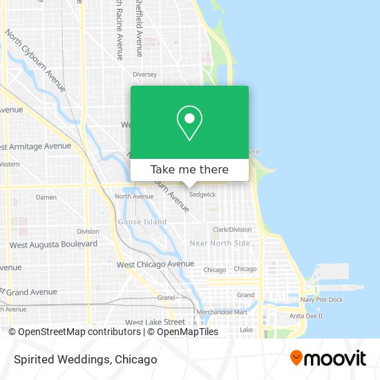 Spirited Weddings map