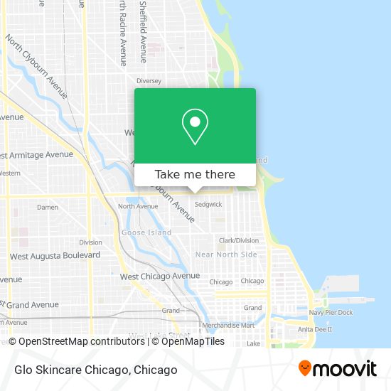 Glo Skincare Chicago map