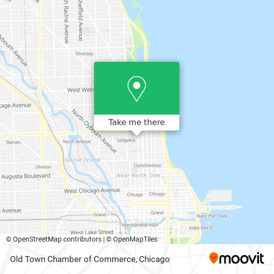 Old Town Chamber of Commerce map
