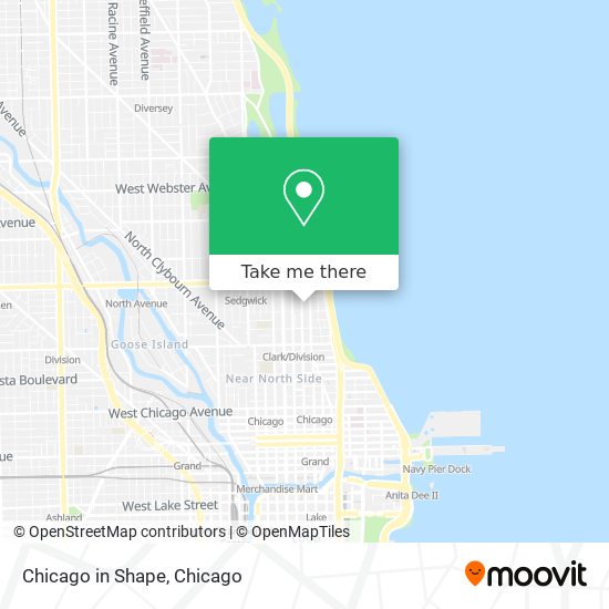 Chicago in Shape map