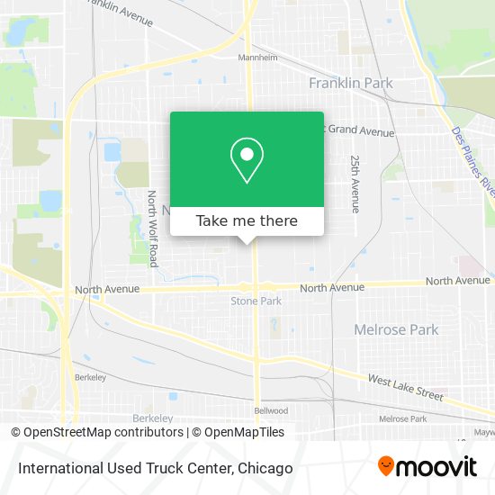 International Used Truck Center map