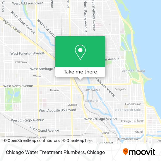 Mapa de Chicago Water Treatment Plumbers