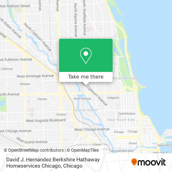 David J. Hernandez Berkshire Hathaway Homeservices Chicago map