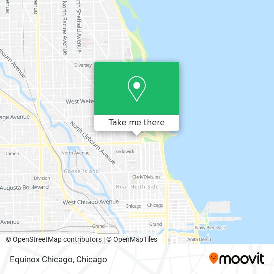 Equinox Chicago map