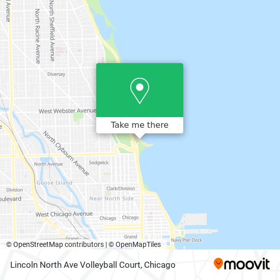 Mapa de Lincoln North Ave Volleyball Court