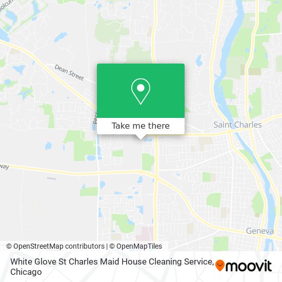 Mapa de White Glove St Charles Maid House Cleaning Service