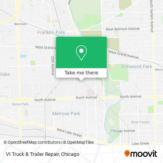 VI Truck & Trailer Repair map