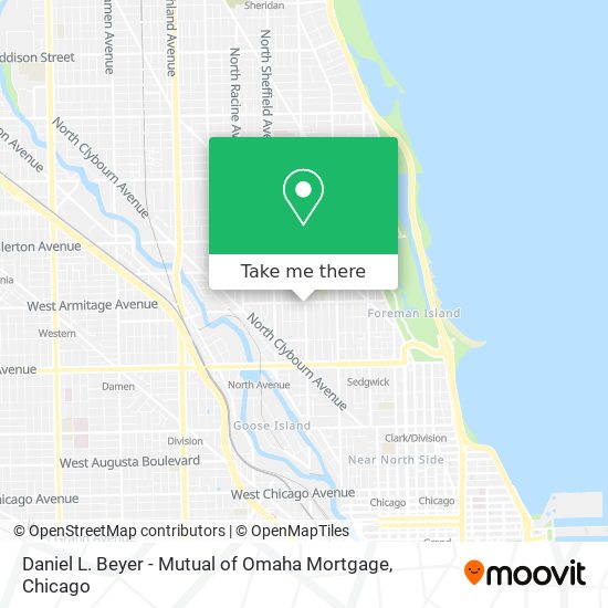 Mapa de Daniel L. Beyer - Mutual of Omaha Mortgage