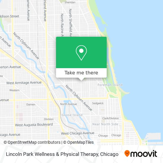 Lincoln Park Wellness & Physical Therapy map