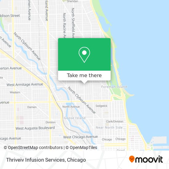 Mapa de Thriveiv Infusion Services