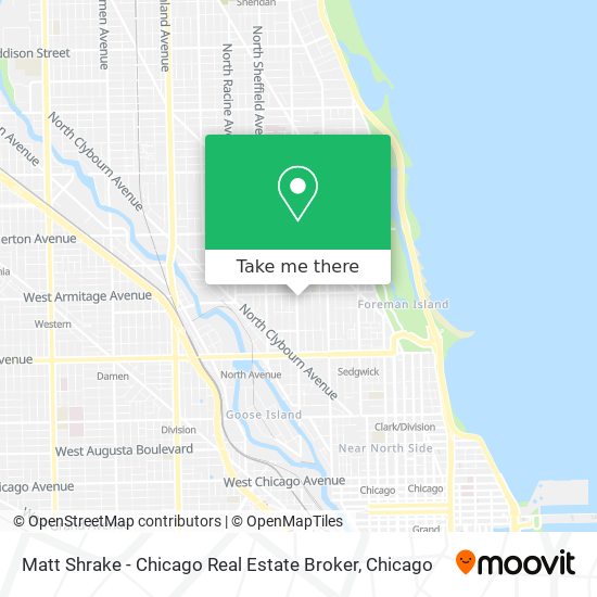 Matt Shrake - Chicago Real Estate Broker map