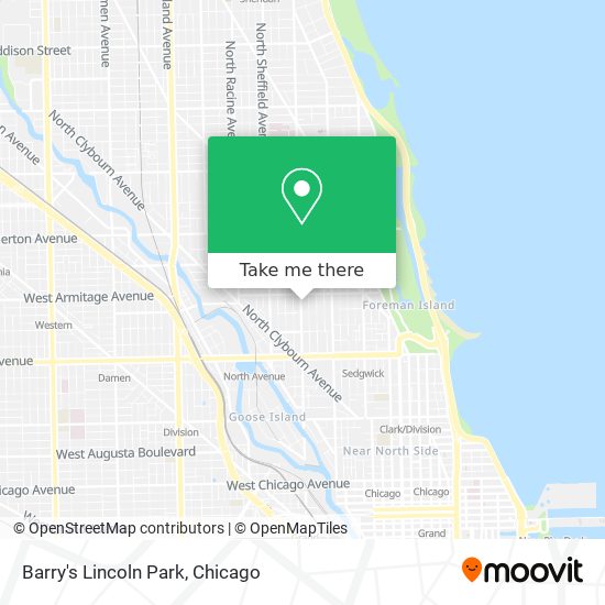 Barry's Lincoln Park map