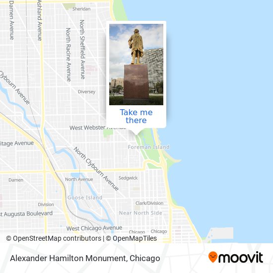 Mapa de Alexander Hamilton Monument