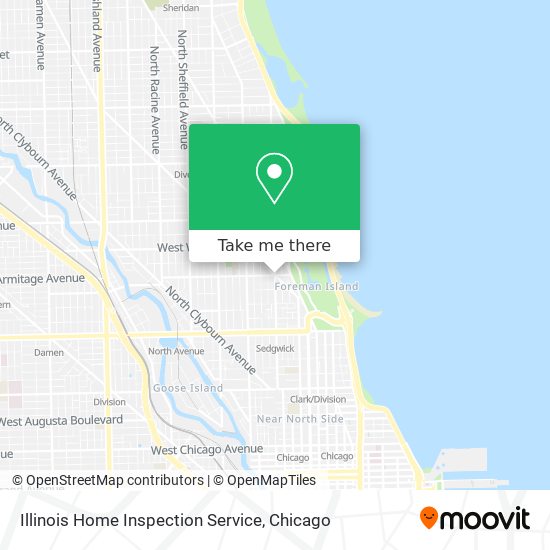 Mapa de Illinois Home Inspection Service