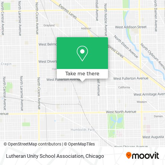 Mapa de Lutheran Unity School Association