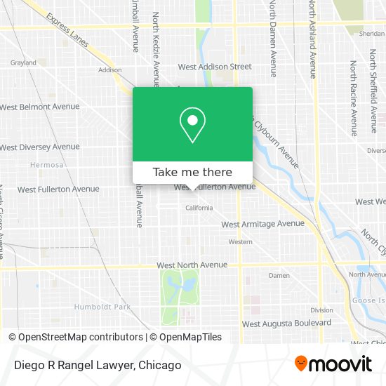 Diego R Rangel Lawyer map