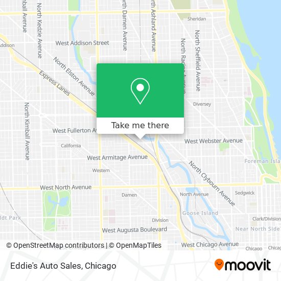 Eddie's Auto Sales map