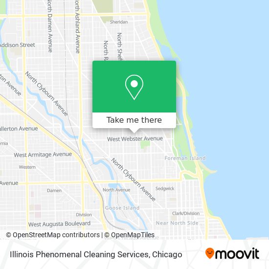 Mapa de Illinois Phenomenal Cleaning Services
