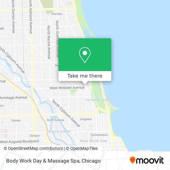Mapa de Body Work Day & Massage Spa