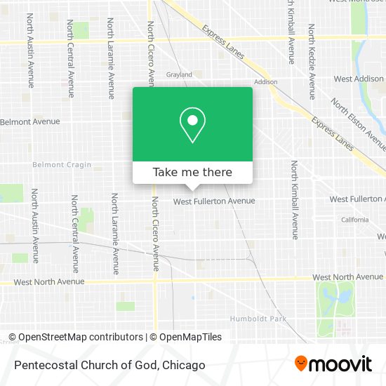 Pentecostal Church of God map