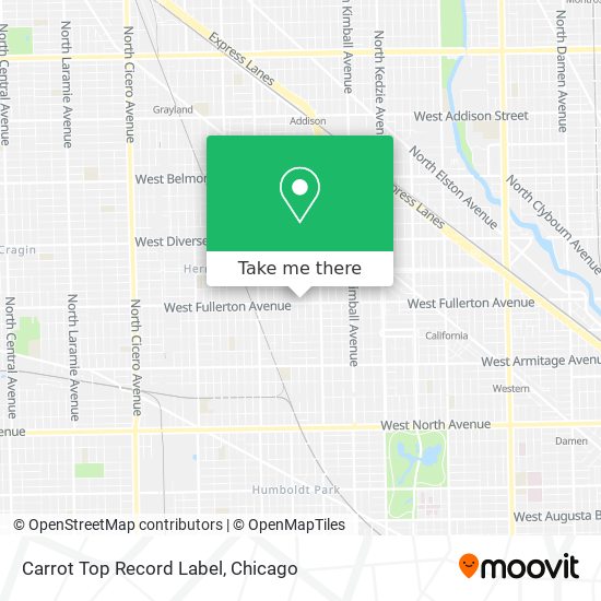 Carrot Top Record Label map