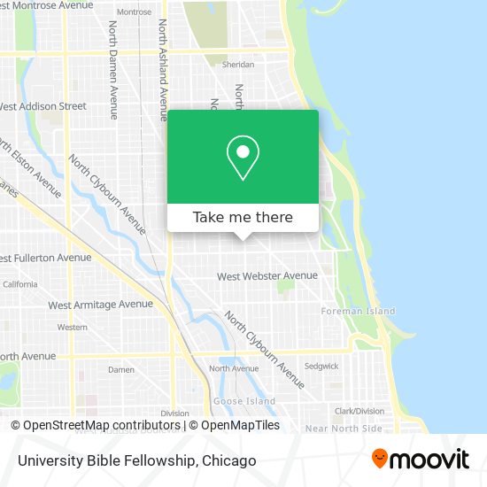 University Bible Fellowship map