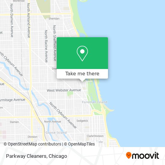 Parkway Cleaners map