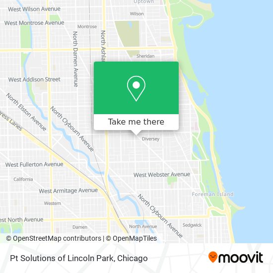 Mapa de Pt Solutions of Lincoln Park