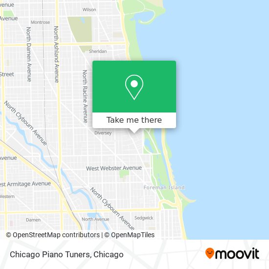 Chicago Piano Tuners map