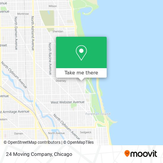 24 Moving Company map