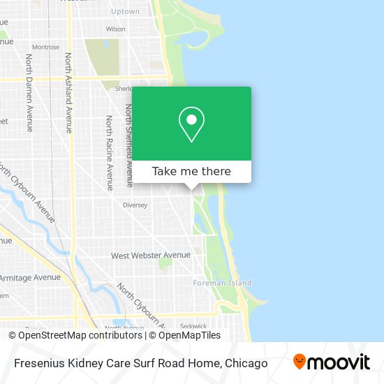 Fresenius Kidney Care Surf Road Home map
