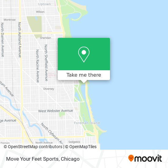 Move Your Feet Sports map