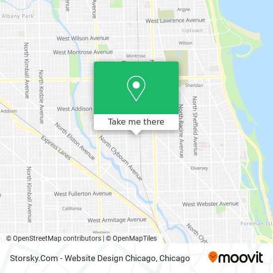 Storsky.Com - Website Design Chicago map