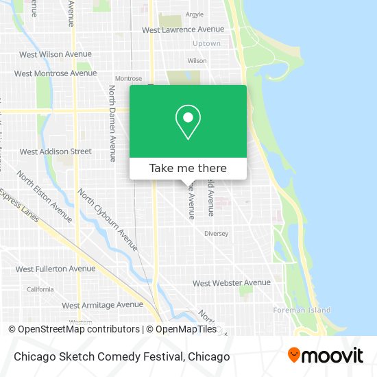 Chicago Sketch Comedy Festival map