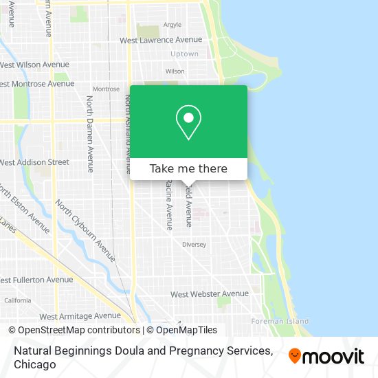 Natural Beginnings Doula and Pregnancy Services map