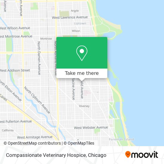 Mapa de Compassionate Veterinary Hospice