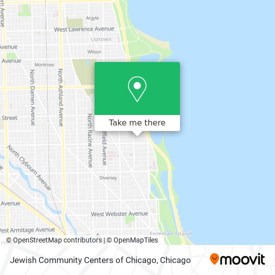 Mapa de Jewish Community Centers of Chicago