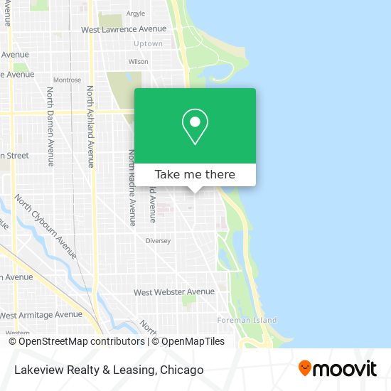 Lakeview Realty & Leasing map