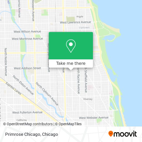 Primrose Chicago map