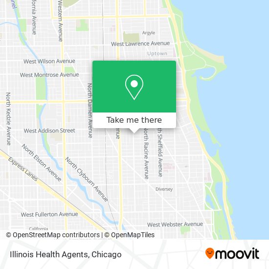 Illinois Health Agents map