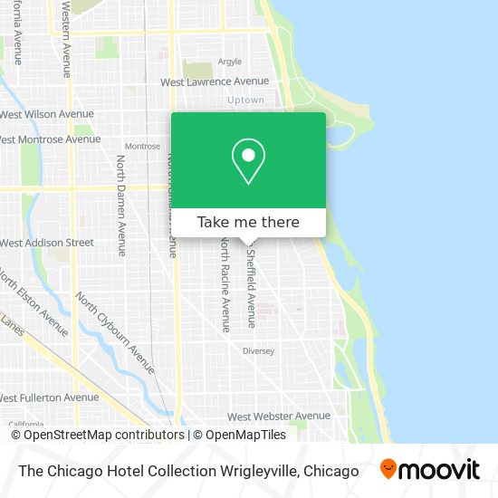 Mapa de The Chicago Hotel Collection Wrigleyville