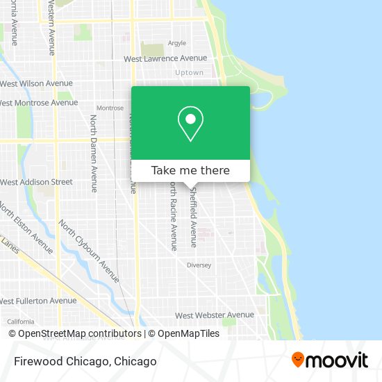 Firewood Chicago map