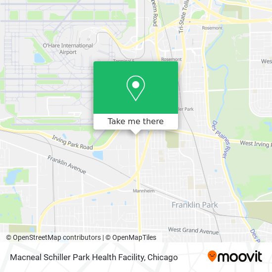 Macneal Schiller Park Health Facility map