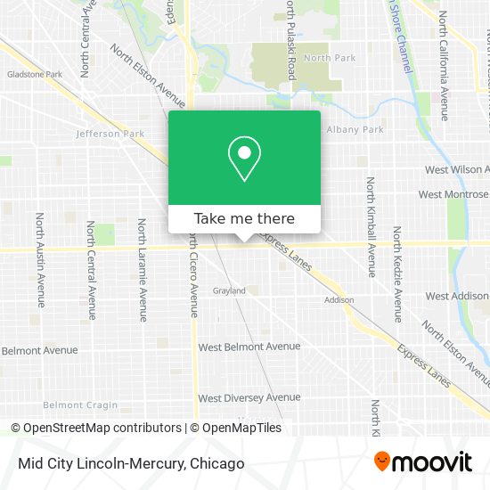 Mapa de Mid City Lincoln-Mercury