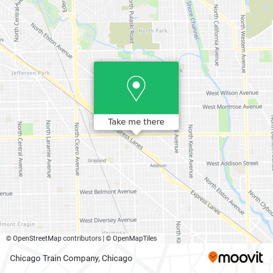 Chicago Train Company map