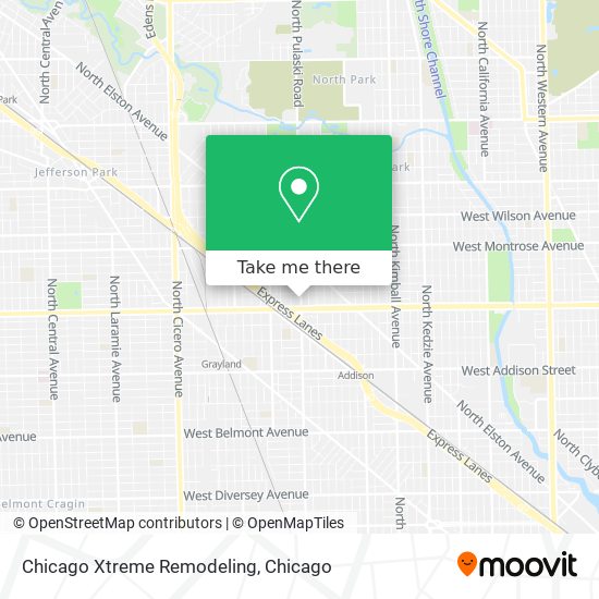 Chicago Xtreme Remodeling map