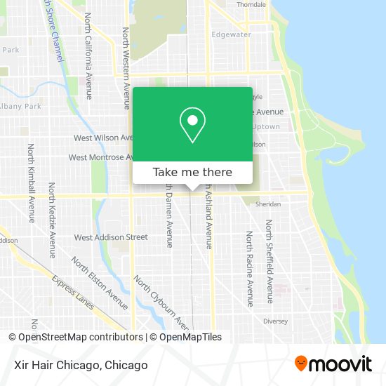 Xir Hair Chicago map