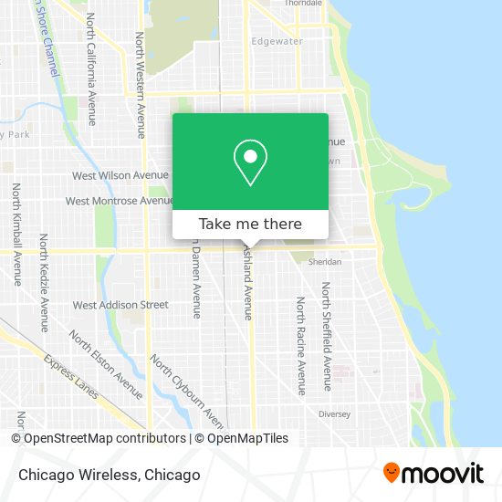 Mapa de Chicago Wireless