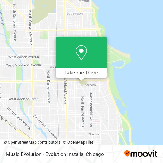 Music Evolution - Evolution Installs map